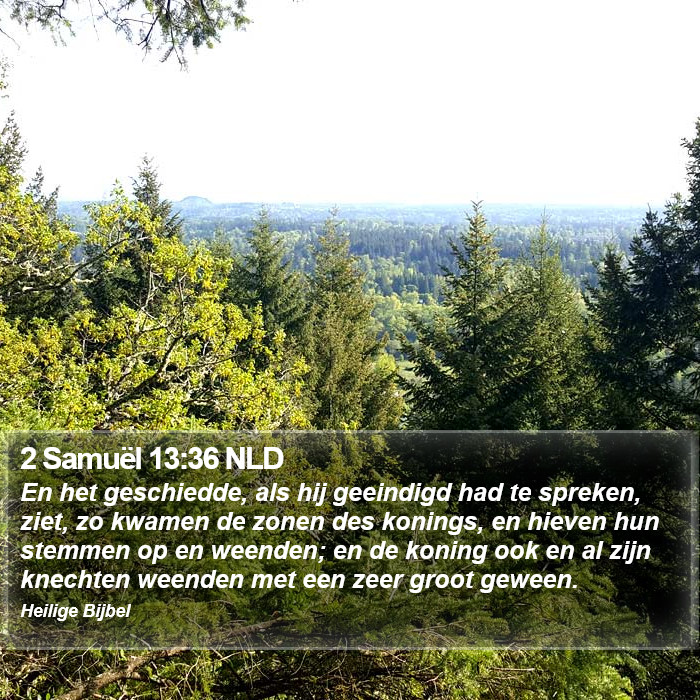 2 Samuël 13:36 NLD Bible Study