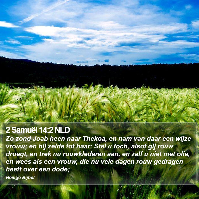 2 Samuël 14:2 NLD Bible Study