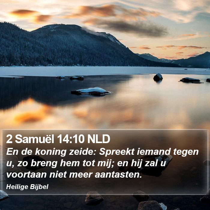 2 Samuël 14:10 NLD Bible Study