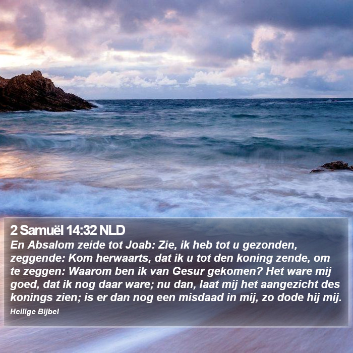 2 Samuël 14:32 NLD Bible Study