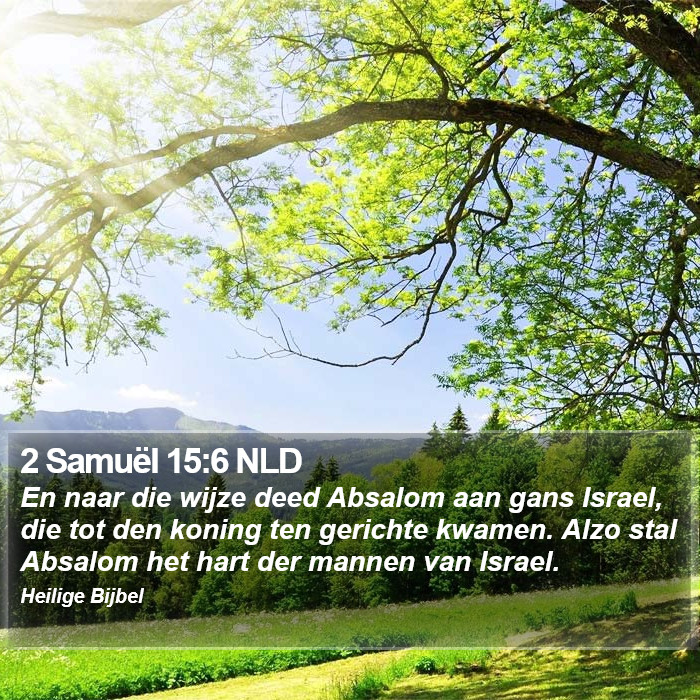 2 Samuël 15:6 NLD Bible Study