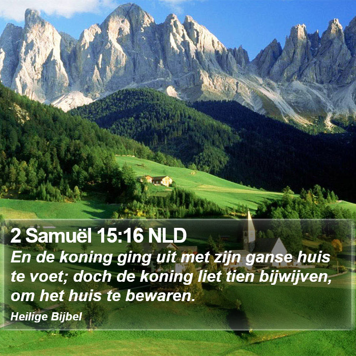 2 Samuël 15:16 NLD Bible Study