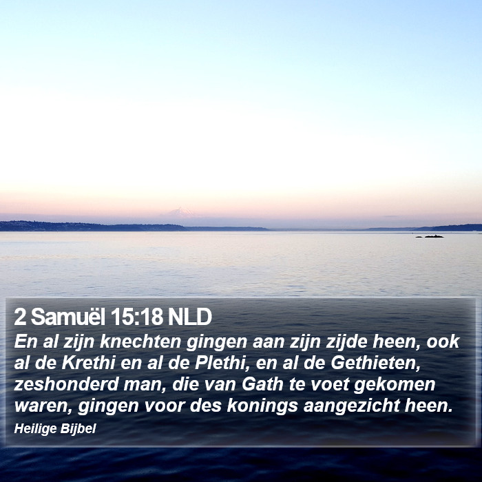 2 Samuël 15:18 NLD Bible Study