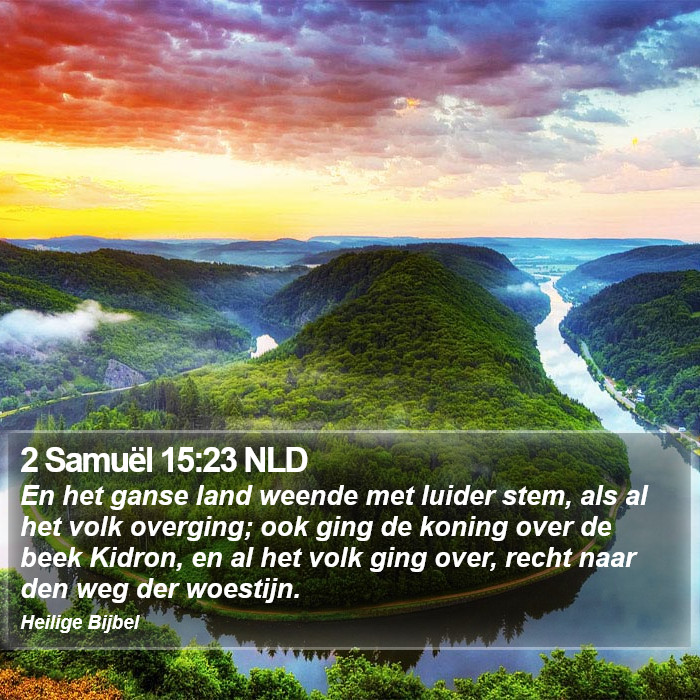 2 Samuël 15:23 NLD Bible Study