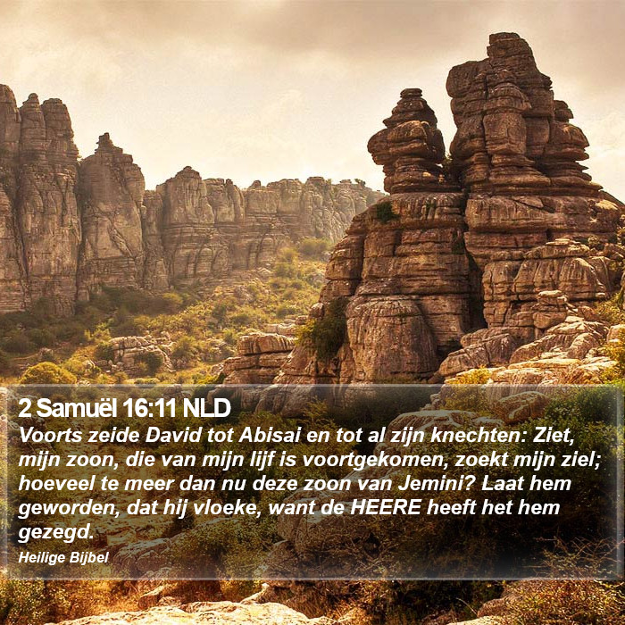 2 Samuël 16:11 NLD Bible Study