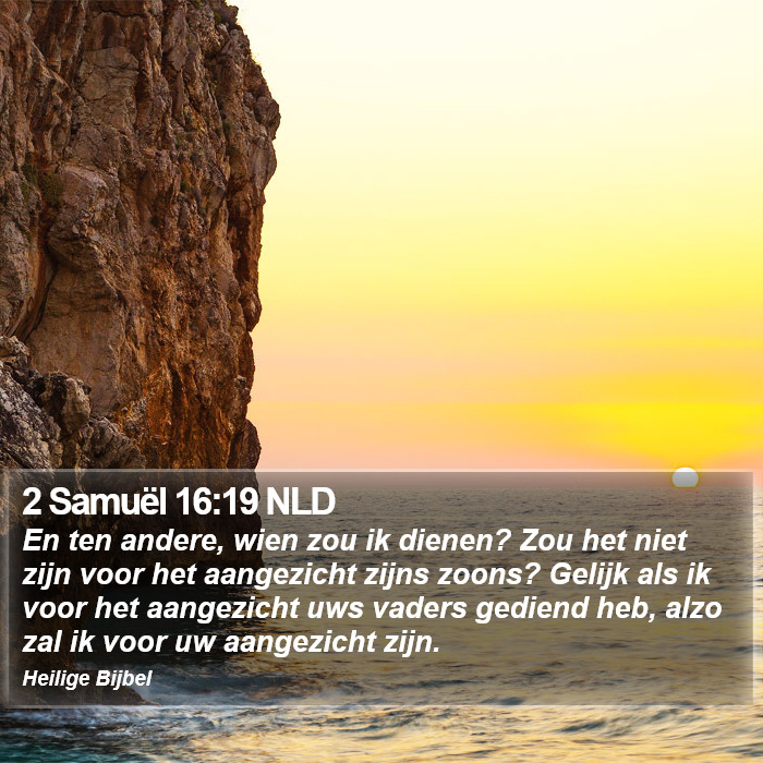 2 Samuël 16:19 NLD Bible Study