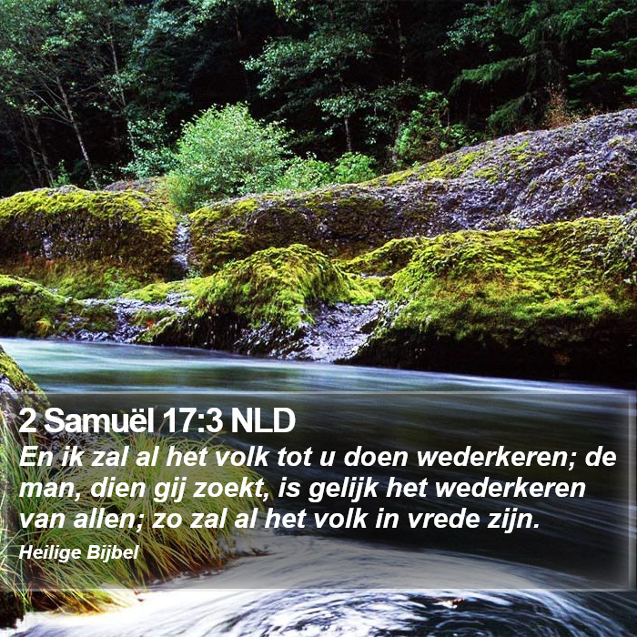 2 Samuël 17:3 NLD Bible Study
