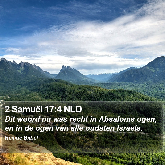 2 Samuël 17:4 NLD Bible Study