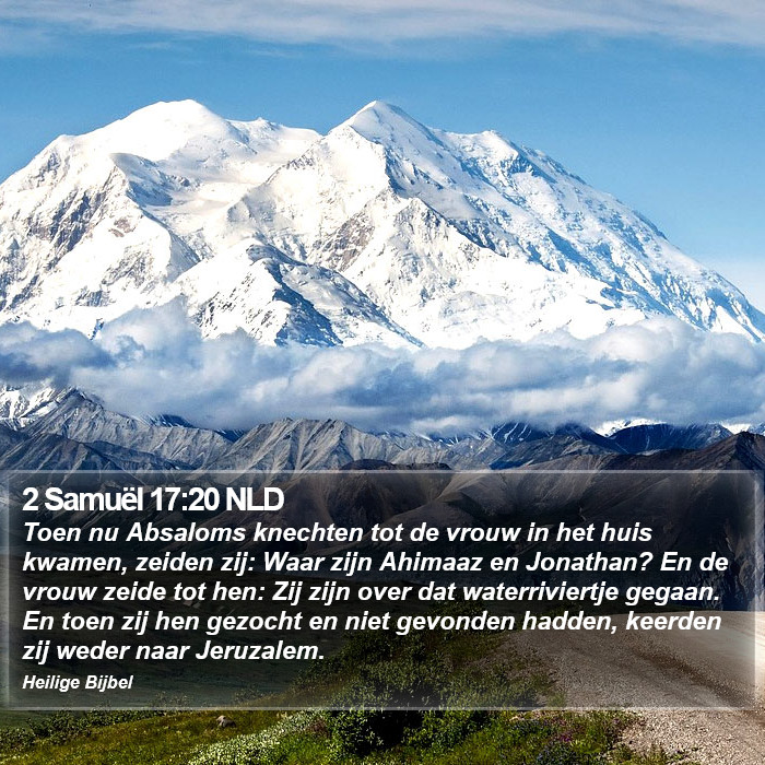 2 Samuël 17:20 NLD Bible Study