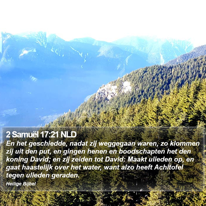 2 Samuël 17:21 NLD Bible Study