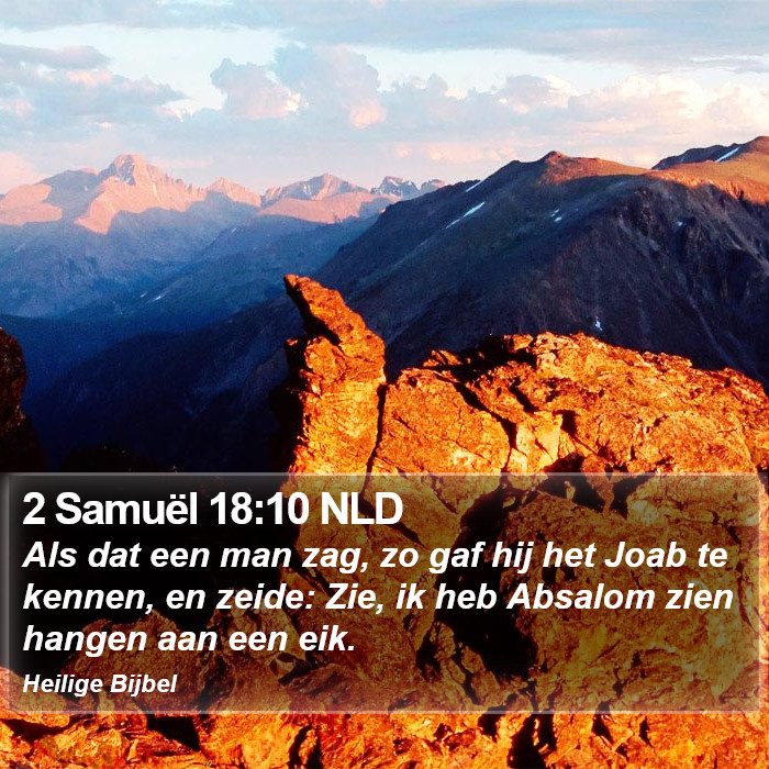 2 Samuël 18:10 NLD Bible Study