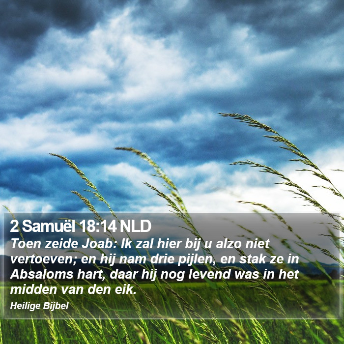 2 Samuël 18:14 NLD Bible Study