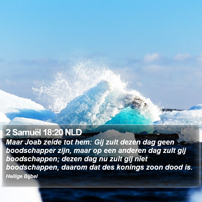 2 Samuël 18:20 NLD Bible Study