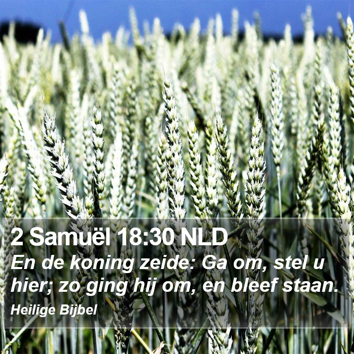 2 Samuël 18:30 NLD Bible Study