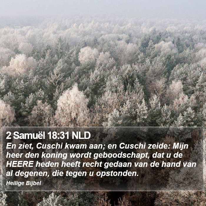 2 Samuël 18:31 NLD Bible Study