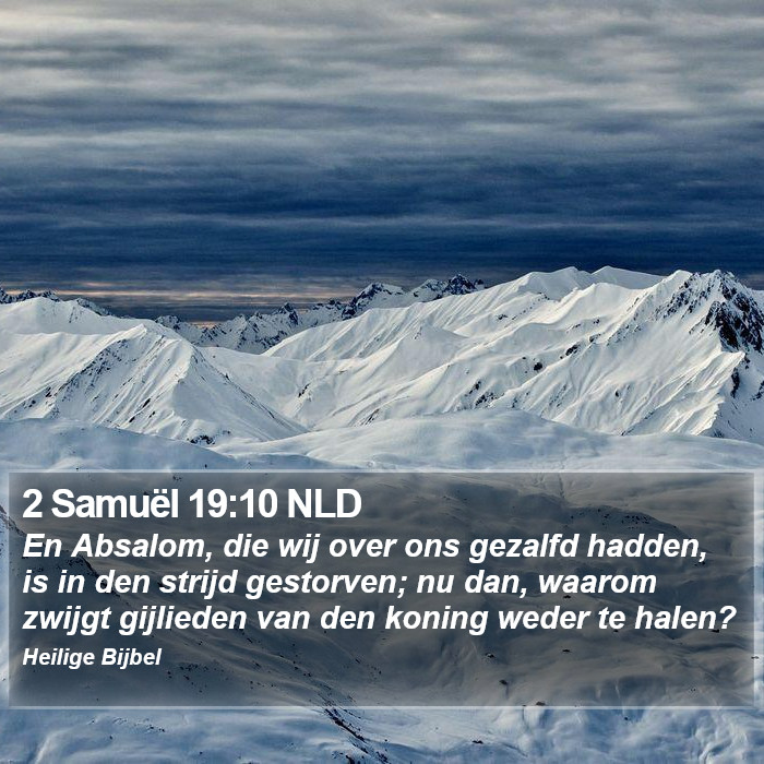 2 Samuël 19:10 NLD Bible Study