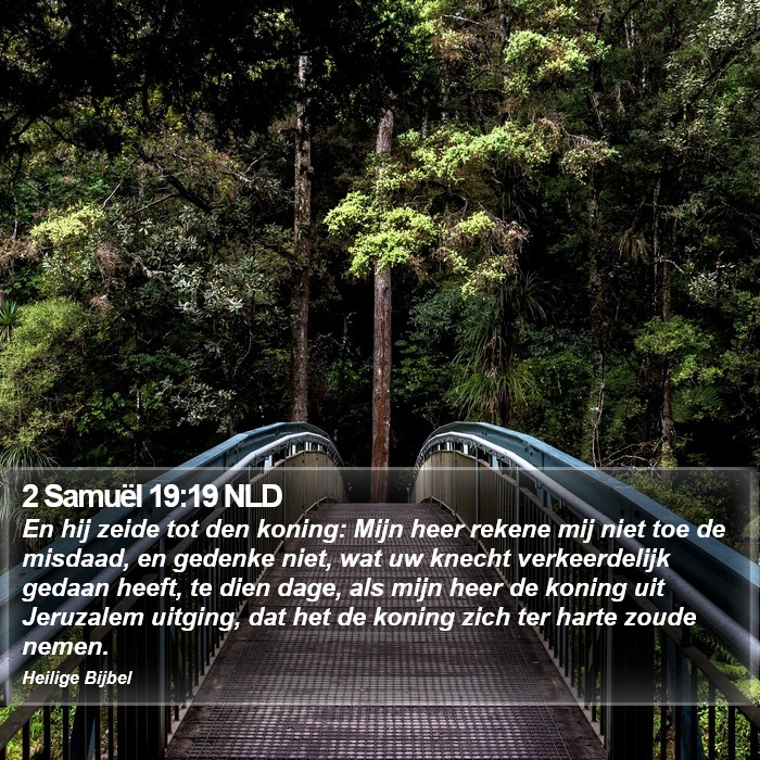 2 Samuël 19:19 NLD Bible Study