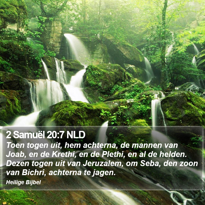 2 Samuël 20:7 NLD Bible Study