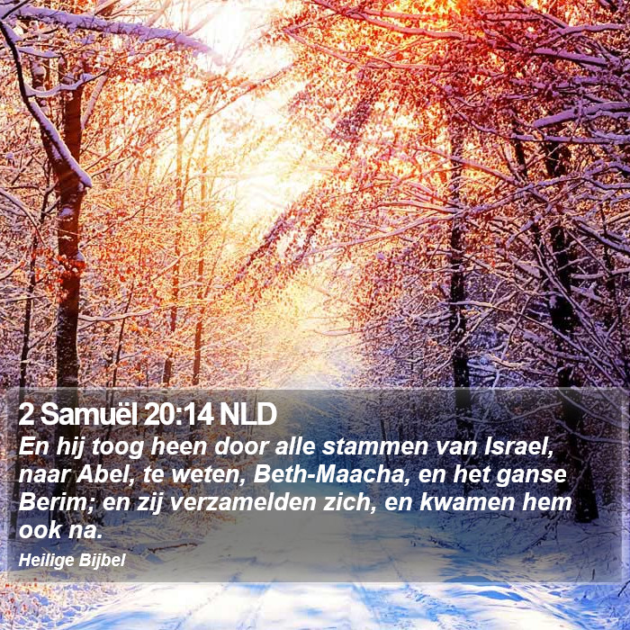 2 Samuël 20:14 NLD Bible Study