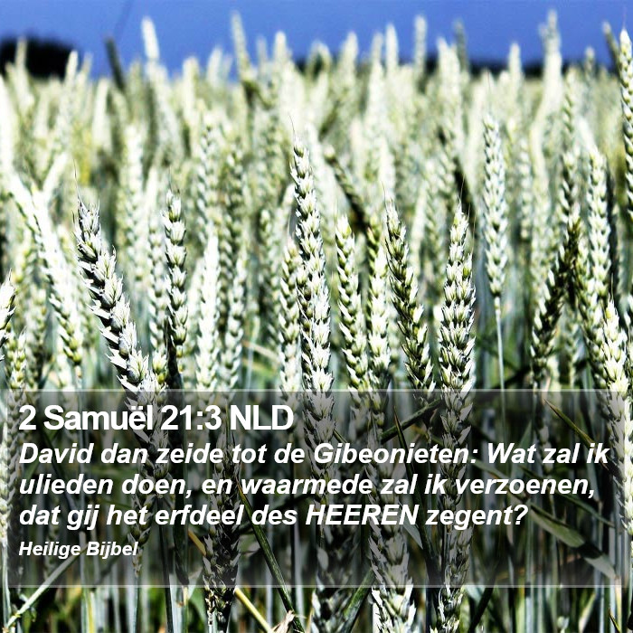 2 Samuël 21:3 NLD Bible Study