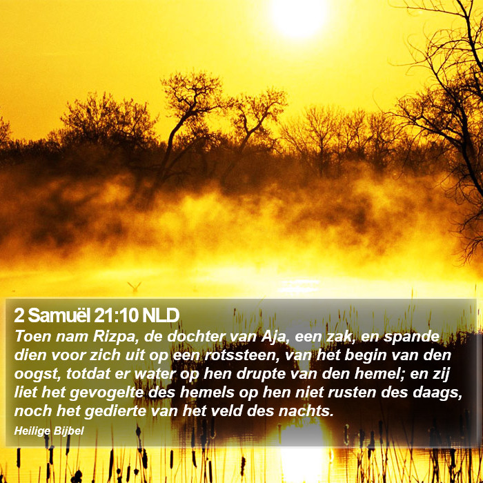 2 Samuël 21:10 NLD Bible Study