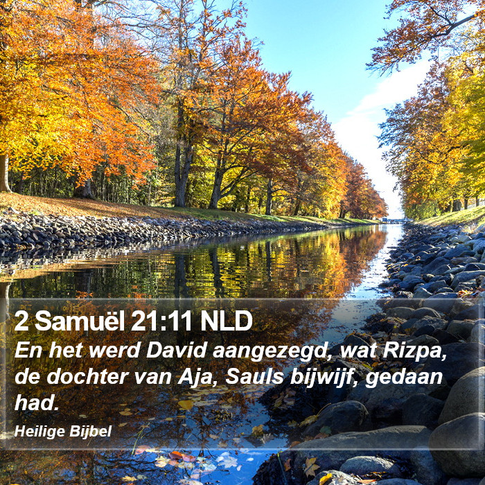 2 Samuël 21:11 NLD Bible Study