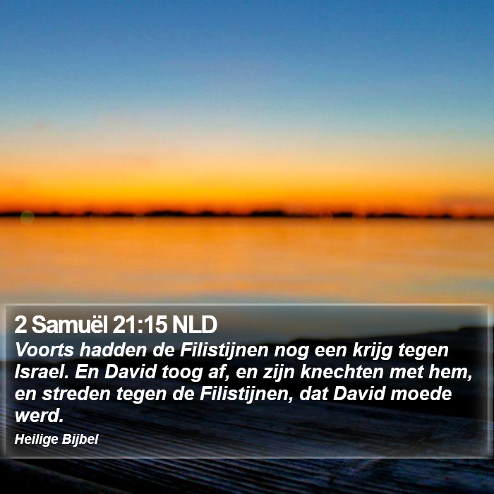 2 Samuël 21:15 NLD Bible Study