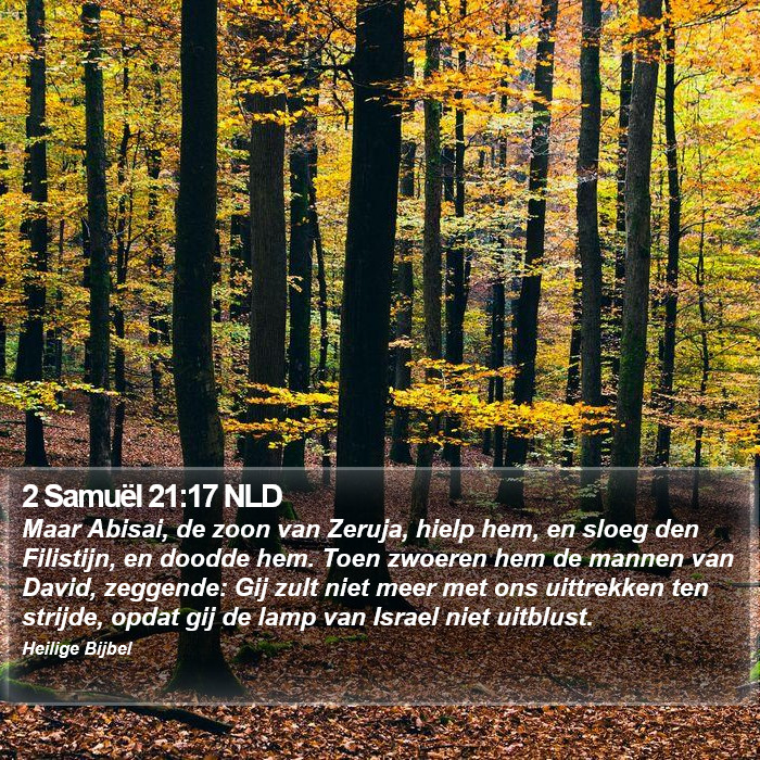 2 Samuël 21:17 NLD Bible Study