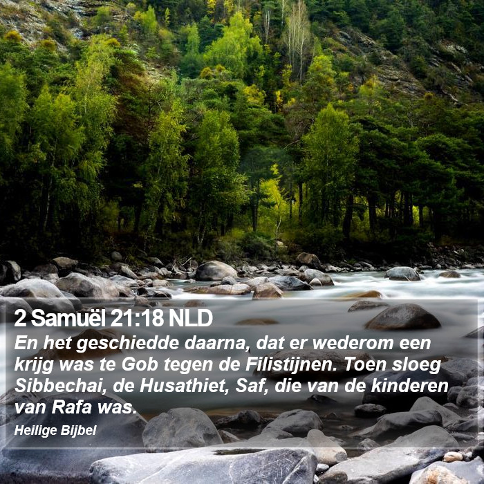 2 Samuël 21:18 NLD Bible Study