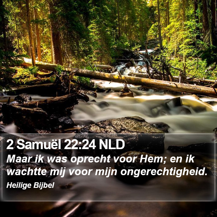 2 Samuël 22:24 NLD Bible Study