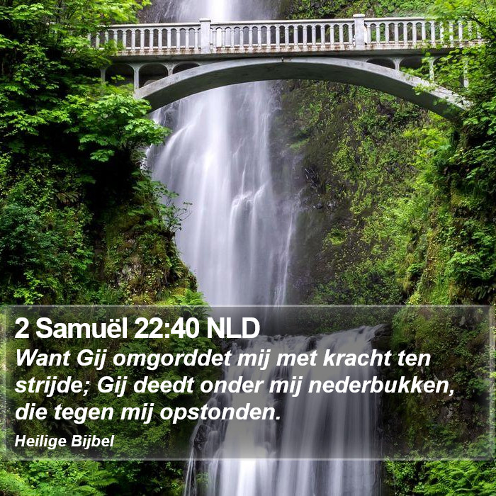 2 Samuël 22:40 NLD Bible Study