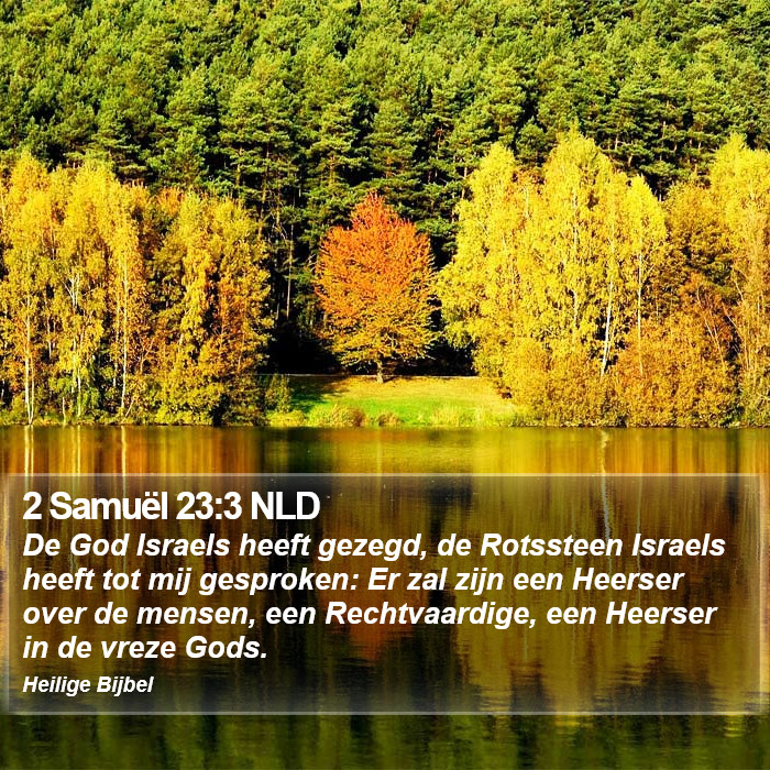 2 Samuël 23:3 NLD Bible Study