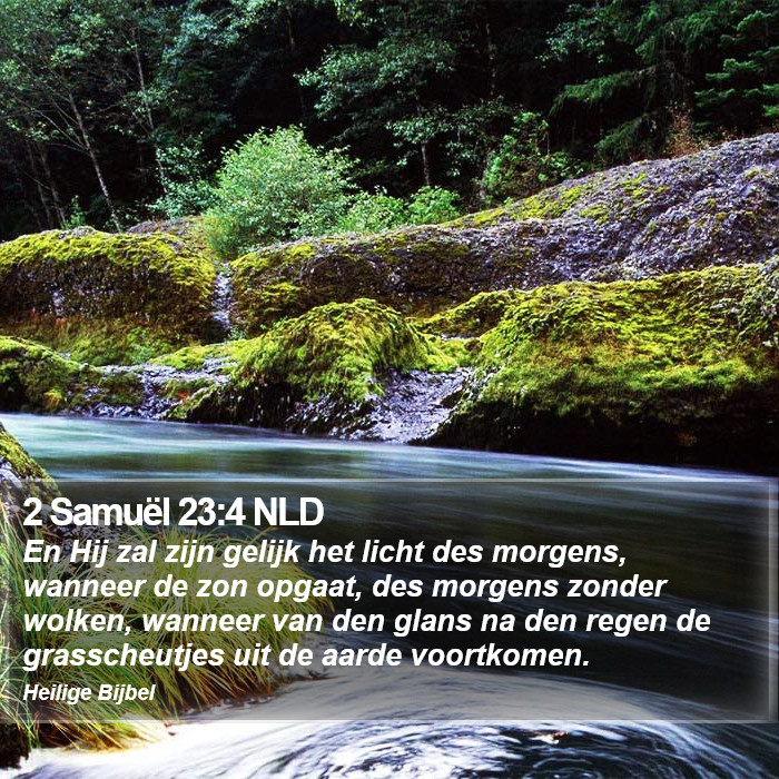 2 Samuël 23:4 NLD Bible Study
