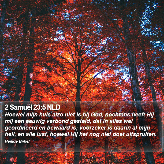 2 Samuël 23:5 NLD Bible Study