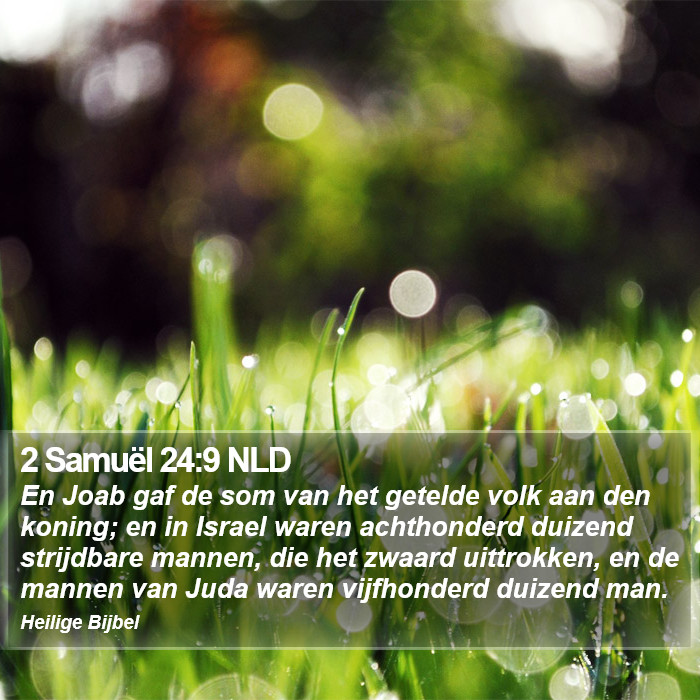 2 Samuël 24:9 NLD Bible Study