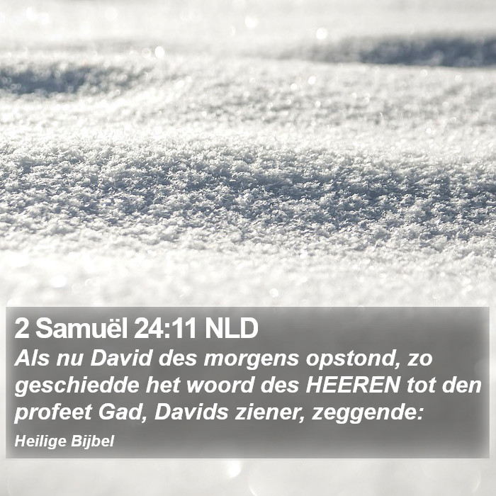 2 Samuël 24:11 NLD Bible Study