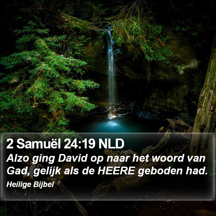 2 Samuël 24:19 NLD Bible Study