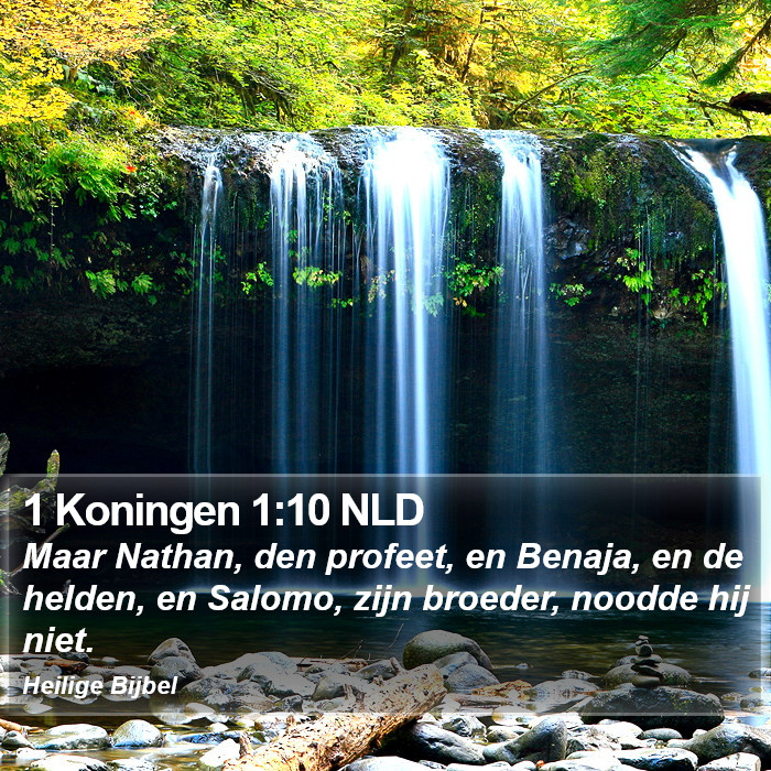 1 Koningen 1:10 NLD Bible Study