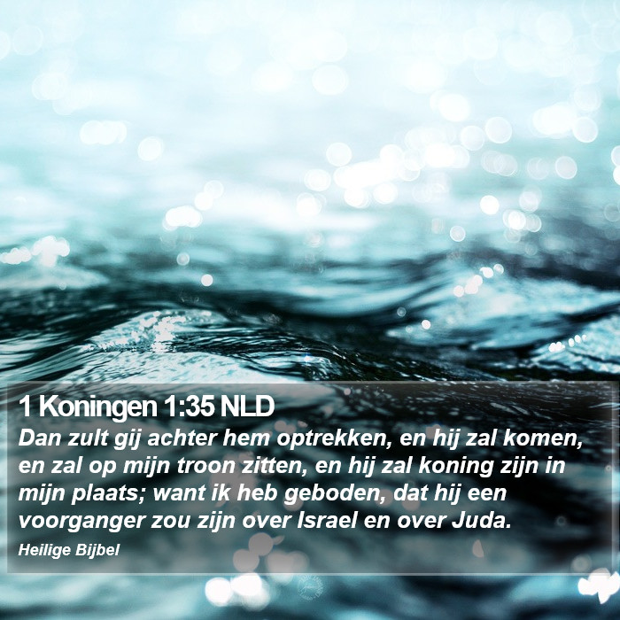 1 Koningen 1:35 NLD Bible Study