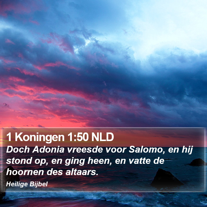 1 Koningen 1:50 NLD Bible Study