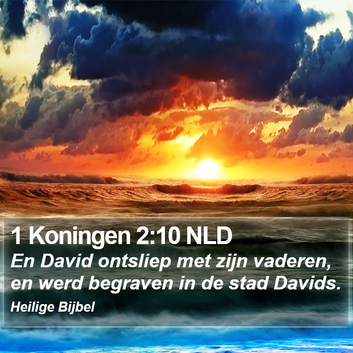 1 Koningen 2:10 NLD Bible Study