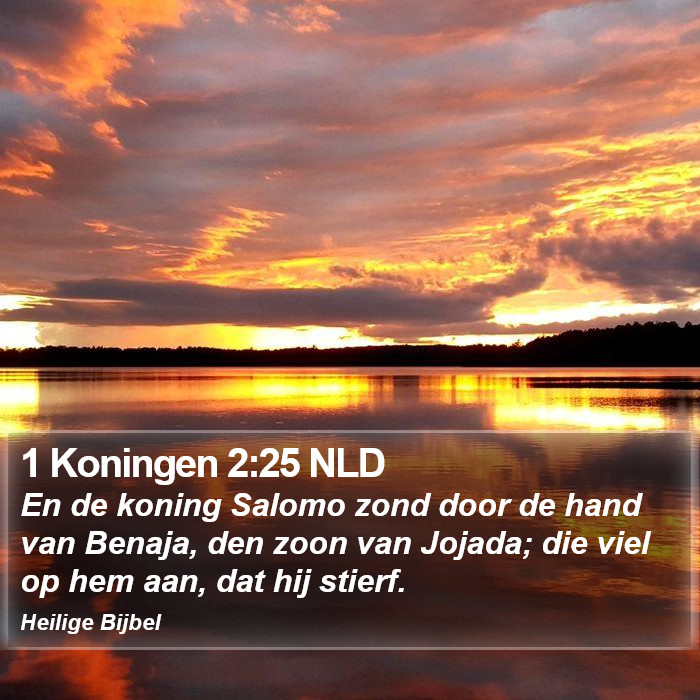 1 Koningen 2:25 NLD Bible Study
