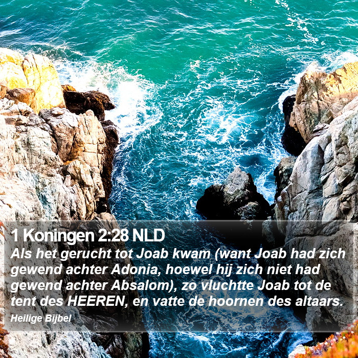1 Koningen 2:28 NLD Bible Study