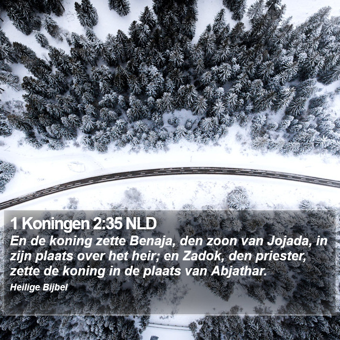 1 Koningen 2:35 NLD Bible Study