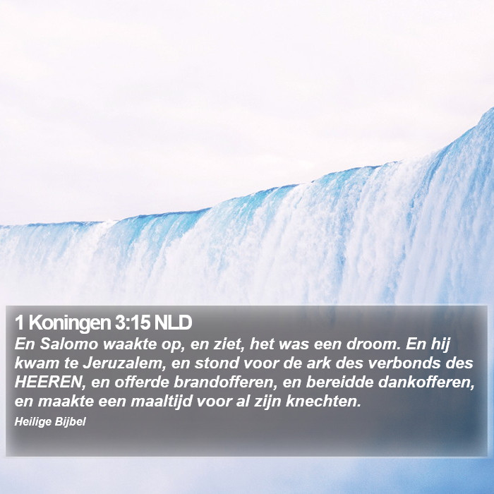 1 Koningen 3:15 NLD Bible Study