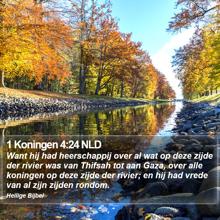 1 Koningen 4:24 NLD Bible Study