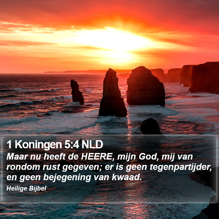 1 Koningen 5:4 NLD Bible Study