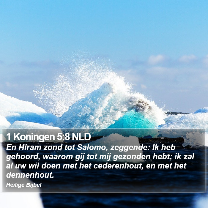 1 Koningen 5:8 NLD Bible Study