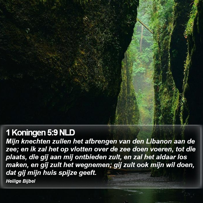 1 Koningen 5:9 NLD Bible Study