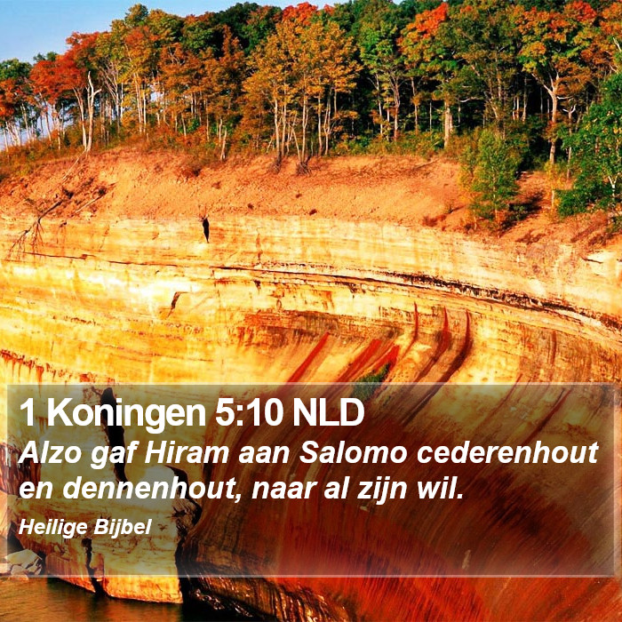 1 Koningen 5:10 NLD Bible Study
